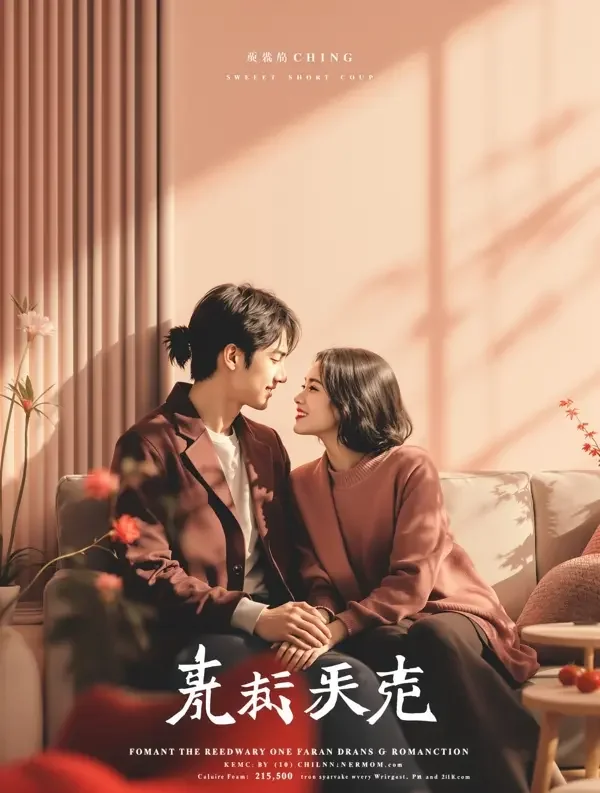黄果AI短剧《闪婚老公是首富》封面
